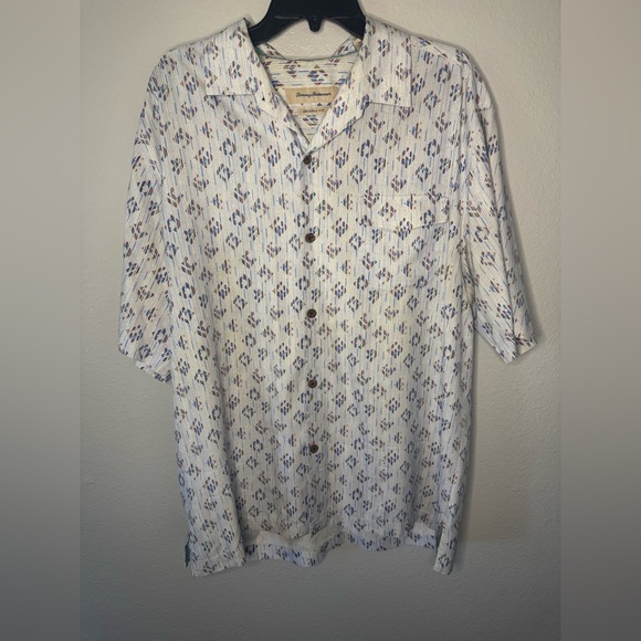 Tommy Bahama Silk Button Down Shirt - Picture 1 of 4